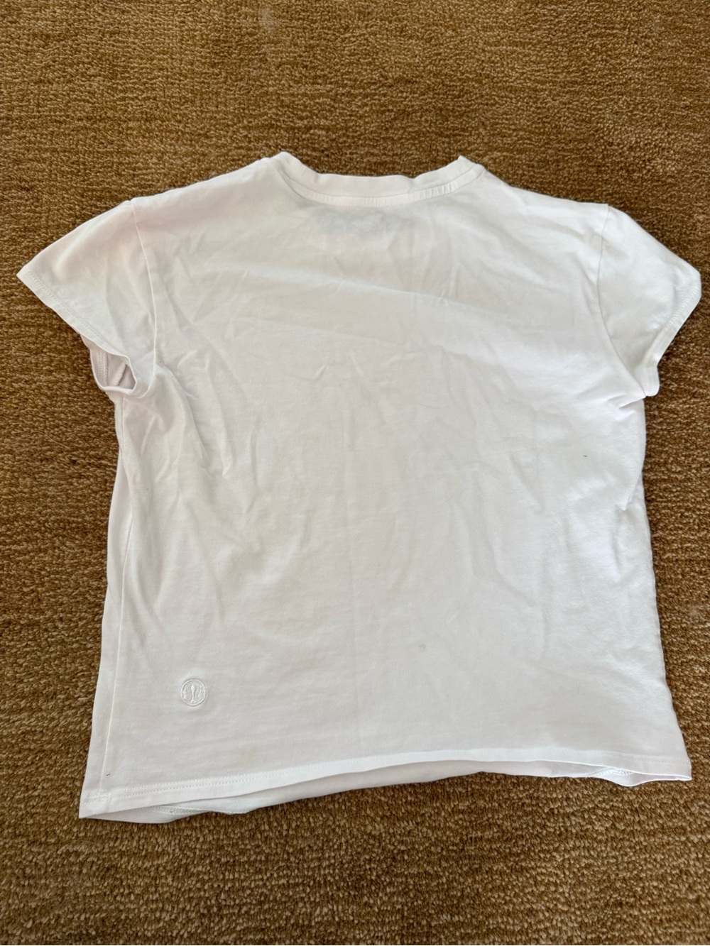 Very light pink / white Short Sleeve lululemon Tee